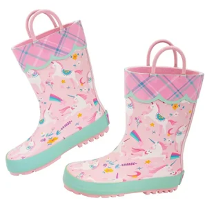 Toddler Waterproof Rubber Rain Boots for Kids Rain Boots Children Comfortable Footwear