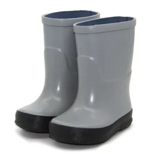 Toddler Wellington Boots Wide Shaft Rubber Waterproof Rain Boots for Kids Boys Girls Winter Autumn