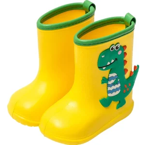 Toddler and Kids Rain Boots Kids EVA Rain Shoes Children Waterproof Non-Slip Child Rain Boots for Outdoor School