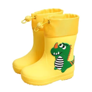 Toddler and Kids Rain Boots Kids EVA Rain Shoes Children Waterproof Non Slip Child Rain Boots for Outdoor School