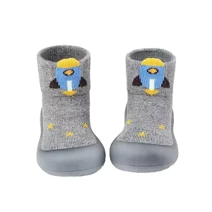 Toddlers Boys Girls Sock Shoes Animal Cartoon Floor Slipper Baby Kids Indoor Outdoor Prewalker Soft Walking Shoes M3619