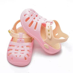 Trade Outdoor Casual Summer Platform Kids Pvc Footwear 2 Year Baby Boy Flat Sandals Children Jelly Shoes