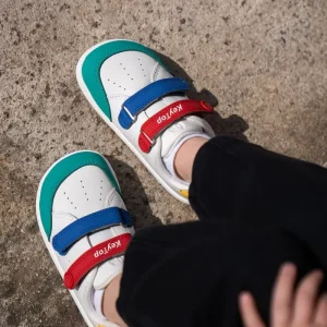Trending Custom Design Barefoot Sports Sneaker for Kids Wide Toe Box Zero Drop Boys and Girls Running Shoes