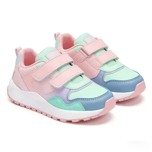 Trending Fashion Custom All PU Color Changing Lace Up Closure Anti Slip Youth Girls Boys Casual Shoes for Kids Logo