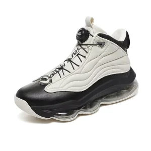 Trending Men’s Basketball Shoes for Men Quick Lace 38-45 Teenage School Kids Air Cushion Sport Shoes Training