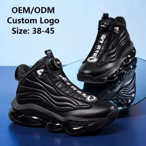 Trending Unisex Basketball Shoes Quick Lace 38-45 Teenage School Kids Air Cushion Sport Shoes Training Spring Summer CC