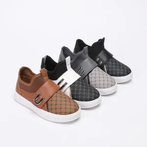 Trendy Boys’ Canvas Shoes New Arrival Stylish Children’s Footwear Soft Sole Mesh Insole Casual Walking Shoes Summer Season