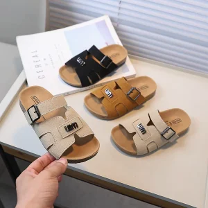 Trendy Children Slipper Boys Children Summer Flat Slippers Fashion Outdoor Girl Soft Sole Shoes Kids Slippers