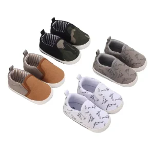 Trendy Slip On Walking Shoes for Infants and Newborns Leisure Running Shoes for Winter and Summer One Step Push On Wear