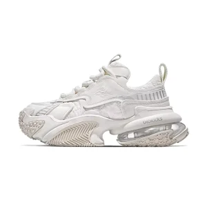 Triple White Bubble Unisex Walking Casual Shoes Aerodynamic Tech Sneakers Designer Shoes Modern Fashion