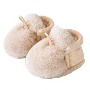 Two Sides Wear Baby Booties Warm Fur Lining Slippers Infant Crib Shoes Socks Newborn Footwear Prewalkers M3826