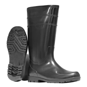 UKCA Certificated O4 PVC Rain Boots with Steel Toe Protection Waterproof Wellington