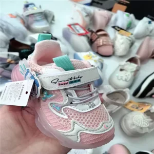 Unisex 15-25 Size Baby Shoes Kids Casual Sport Fashion With Breathable for Summer and Autumn