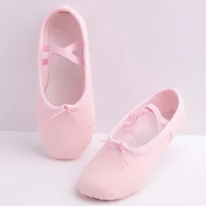 Unisex Ballet Dance Shoes Lightweight Cat Paw Soft Sole Slippers for Kids Adults Ideal for Practice Performance