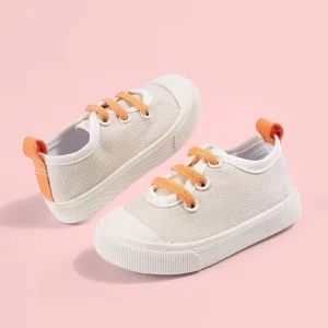 Unisex Children’s Casual Shoes Four Seasons Cotton Upper Slip-On Kids Easy Wear Elastic Band Protective