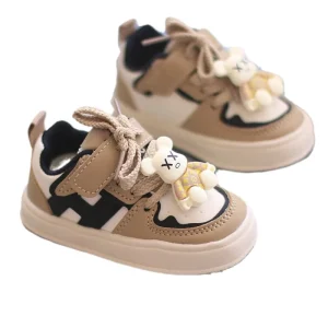 Unisex Children’s Sneaker for Spring Autumn Baby Toddler Casual Shoes Soft Bottom Slip On Closure Male Female