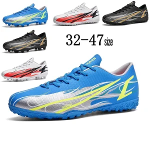 Unisex Football Shoes Adult & Kids Sizes Available AG Firm Ground & TF Turf Studs Breathable Cushioned Ideal for Match Training