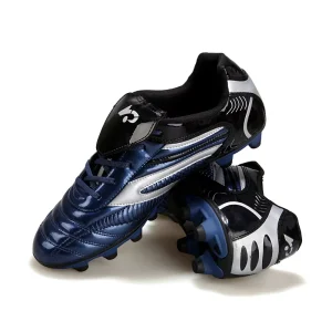 Unisex Football Training Shoes for Adults Kids PVC Upper Breathable Mesh Lining Durable Rubber Outsole for School