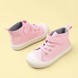 Unisex Kids Daily Outdoor Comfort Flat Canvas Sneakers Toddler Casual First Walking Shoes for Children