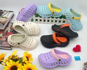 Unisex Kids EVA Anti Slip Lightweight Platform Comfort Sandals Custom Plugs Classic Garden Closed Toe Shoes