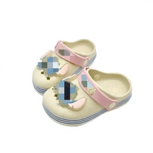 Unisex Kids Garden Shoes Customizable Cartoon Colorful Outdoor Flat Sandals Soft Anti-Slip Closed Toe Kid’s Clogs & Mules