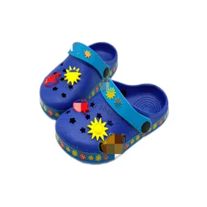 Unisex Kids Outdoor Flat Sandals Customizable Cartoon Colorful Soft Quick Drying Anti Slip Closed Toe Garden Shoes All