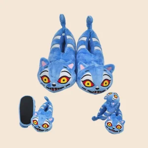 Unisex Kpop Demon Hunter Tiger Character Indoor Slippers Winter Warm Plush Toy