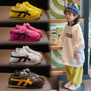 Unisex New Fashion Casual Shoes Kids 2 12 Years Baby Soft PU Material Anti slip Sole Spring Autumn Style Summer