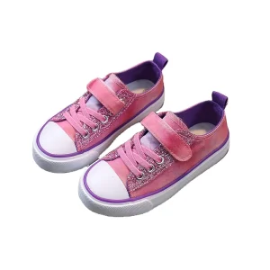 Unisex New Fashion High Quality Canvas Shoes Kids Casual Student Beach Rubber Sole Summer Walking Featuring Logo
