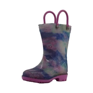 Unisex PVC Rain Boots Kids Size Waterproof Lightweight High Style Winter Summer Autumn Insole Made of PU