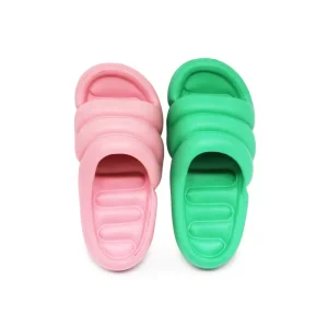 Unisex Pillow Cloud Slides Super Soft Cushioned Thick Sole EVA Sandals for Women Men Kids Indoor Outdoor Beach and Shower