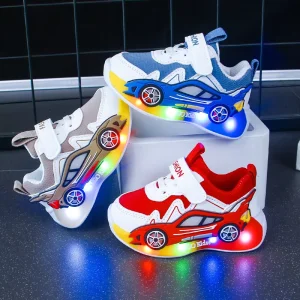Unisex Sneakers LED Light Kids Shoes Kids Sport Shoes Children’s Fashion Light up LED Kids Sneakers