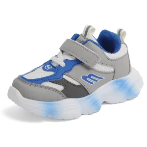 Unisex Spring Autumn Sports Shoes White Mesh Breathable Running Shoes Slip-On Closure Court Sneakers Kids Boys PU