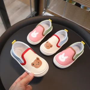 Unisex Spring Canvas Shoes for Boys Girls School Wear Toddler Shoes