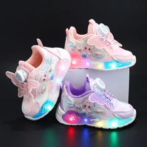 Unisex Student Sneakers Casual Swivel Buckle Shoes for Kids Baby Court Sneakers for Boys Girls