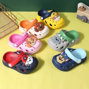 Unisex Toddler EVA Clogs Soft Anti Slip Closed Toe Cartoon Shoes