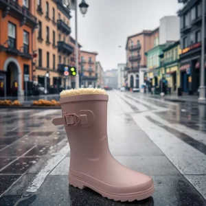 Unisex Waterproof Rain Boots Thick Wear Resistant Soles Durable Comfortable Rain Shoes for Kids