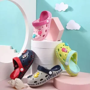 Unisex for Kids Platform Protective Toe Soft Breathable Summer Autumn Waterproof Anti Slip Sandals for Toddlers Walking