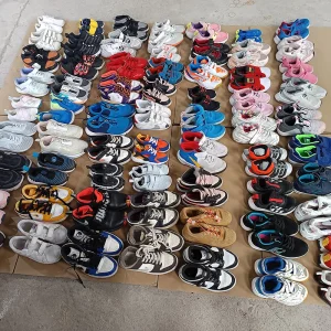 Used Kid Shoes Branded Second Hand in Price Children Boys and Girls Mix in Sacks Bulk