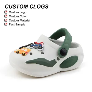 VEILISR Unisex Children Clogs Anti Slip Summer Sandals Kids Baby Beach Shoes Cute Style EVA Slippers Hole Shoes