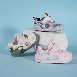 Velcro Hook Sports Shoes Lifestyle Children’s Sports Shoes Latest Design Soft Kids Casual Shoes for School Walking