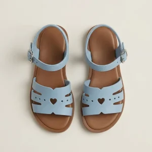 Walking Sandal Girl Summer Beach Flat Sandal Children’s Shoe Leather Girl Casual Shoe for Children