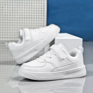 Walking School Brand Children’s Sports Shoes Black and White Boys Lightweight Sneakers Girls Latest Kids Casual Shoes