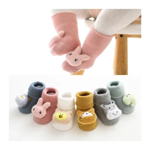 Warm 3D Animal Toddlers Shoes Knit Cute Floor Baby Socks Winter Anti Slip Girl Boy Baby Socks