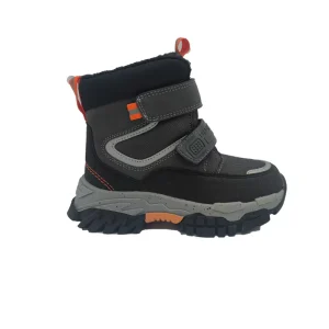 Warm Boys Girls Boots Winter New Fleece Leather Cotton Boots Fabric Kids Snow Boots