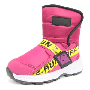 Warm & Comfortable Cold Rated 30 C Waterproof Girl’s Mid-Calf Winter Snow Boots for Kids