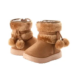 Warm Cotton Shoes Children’s Shoes Snow Boots Kid Shoes New Style Thickened Boots Factory