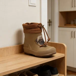 Warm Insulated Kids Rain Boots Thick Sole Waterproof Children Winter Wellies Soft Sole Baby Rain Boots