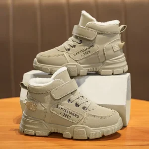Warm Kids Boots New Fashion Sportswear Shoes High Top Winter Boots for Boys Girls Kids Shoes