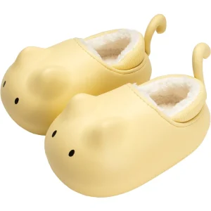 Watermelon Children Home Shoes Winter Plush Warm Room Slippers for Girls Boys Non Slip Soft Thicken Toddler Kids Slippers